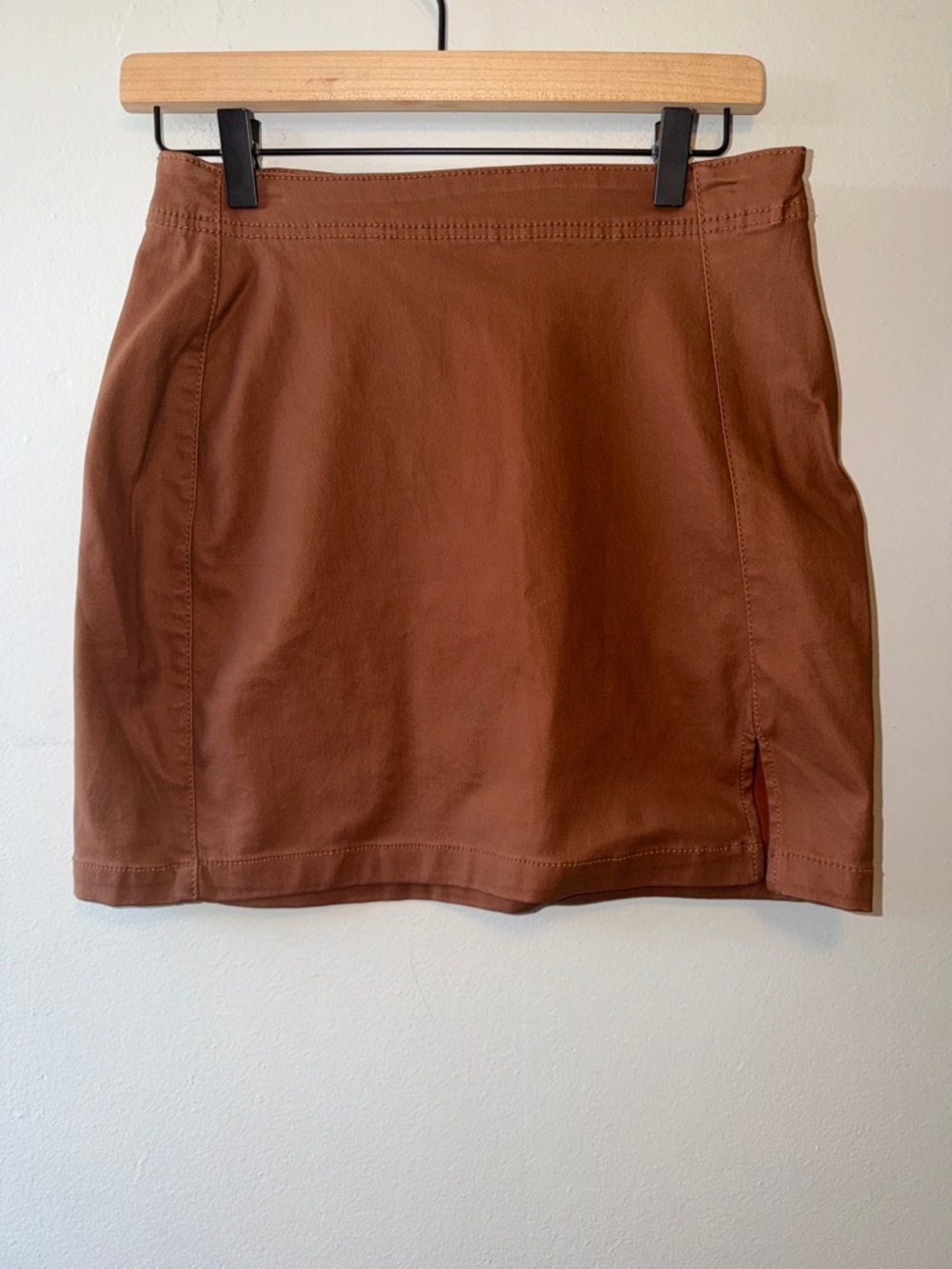 Mini Skirt in Rust Brown
